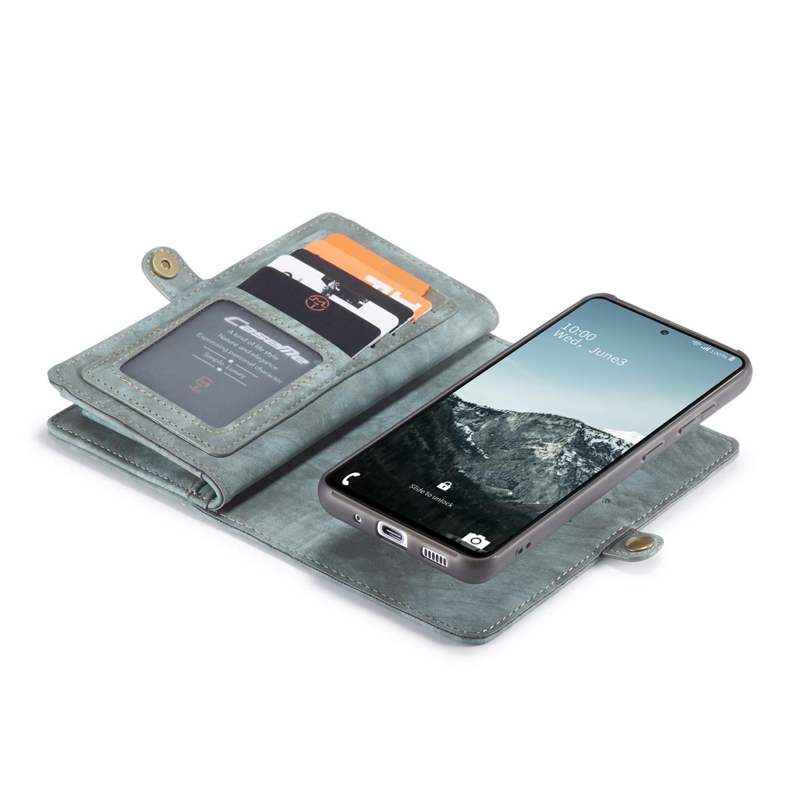 Multi-slot Portemonnaie-Hülle Samsung Galaxy S20 FE Blau