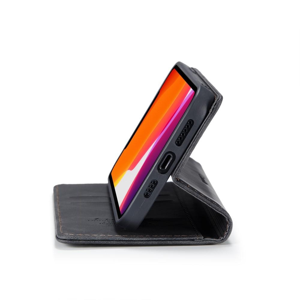Slim Portemonnaie-Hülle Apple iPhone 12/iPhone 12 Pro Schwarz