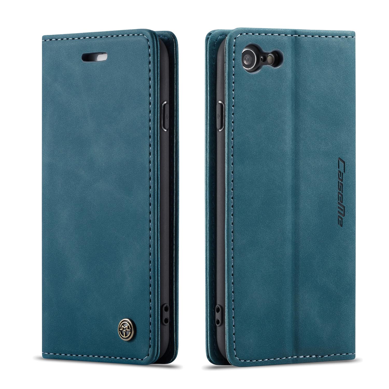 Slim Portemonnaie-Hülle iPhone 8 blau