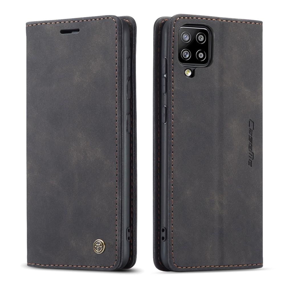 Slim Portemonnaie-Hülle Samsung Galaxy A42 Schwarz