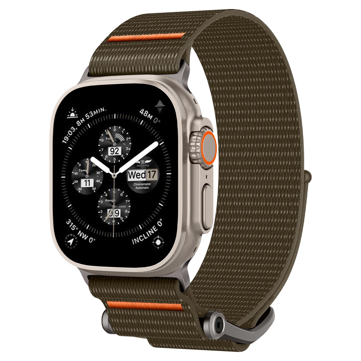 DuraPro Flex Ultra Apple Watch 42mm Khaki