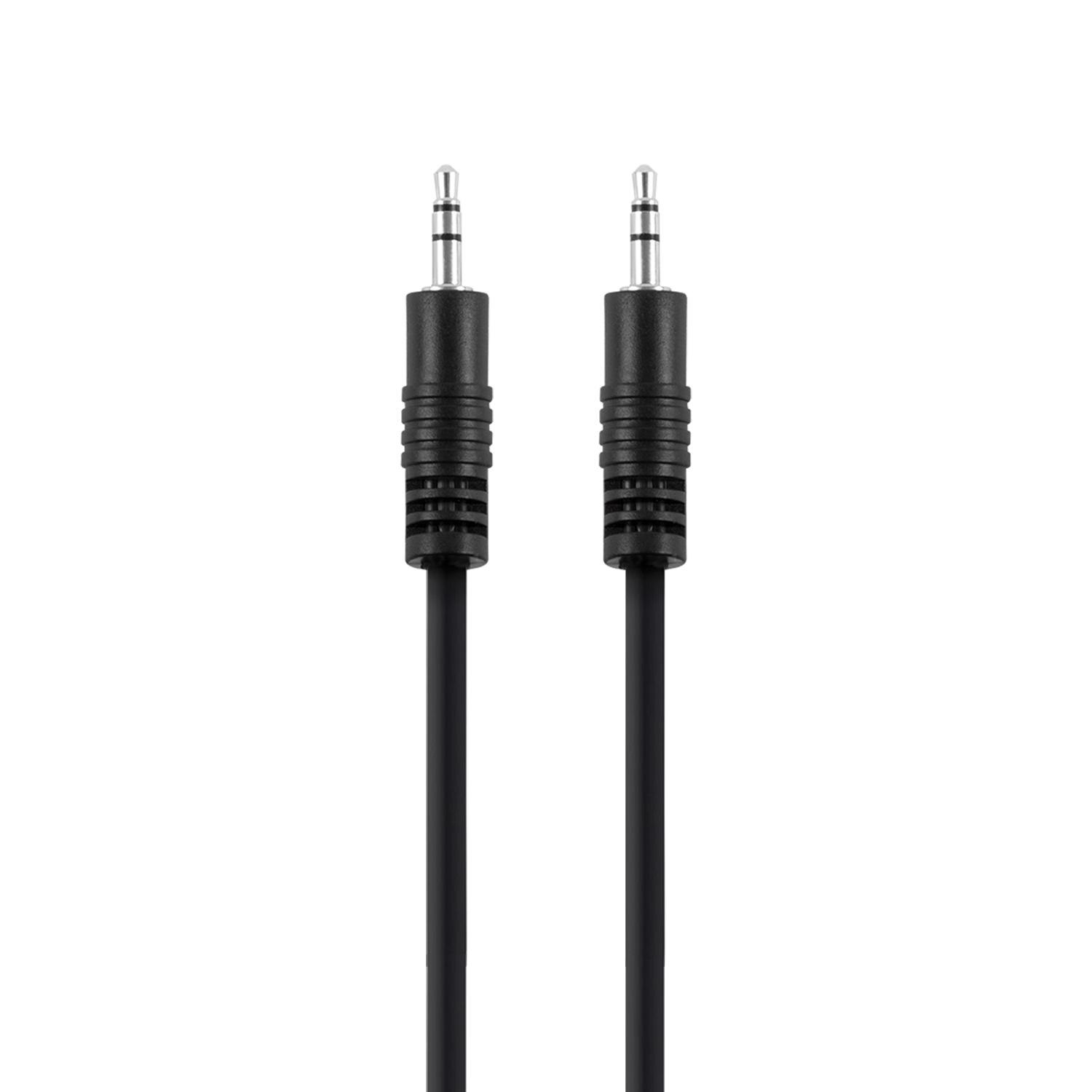 3,5mm Audiokabel 0,5m Schwarz