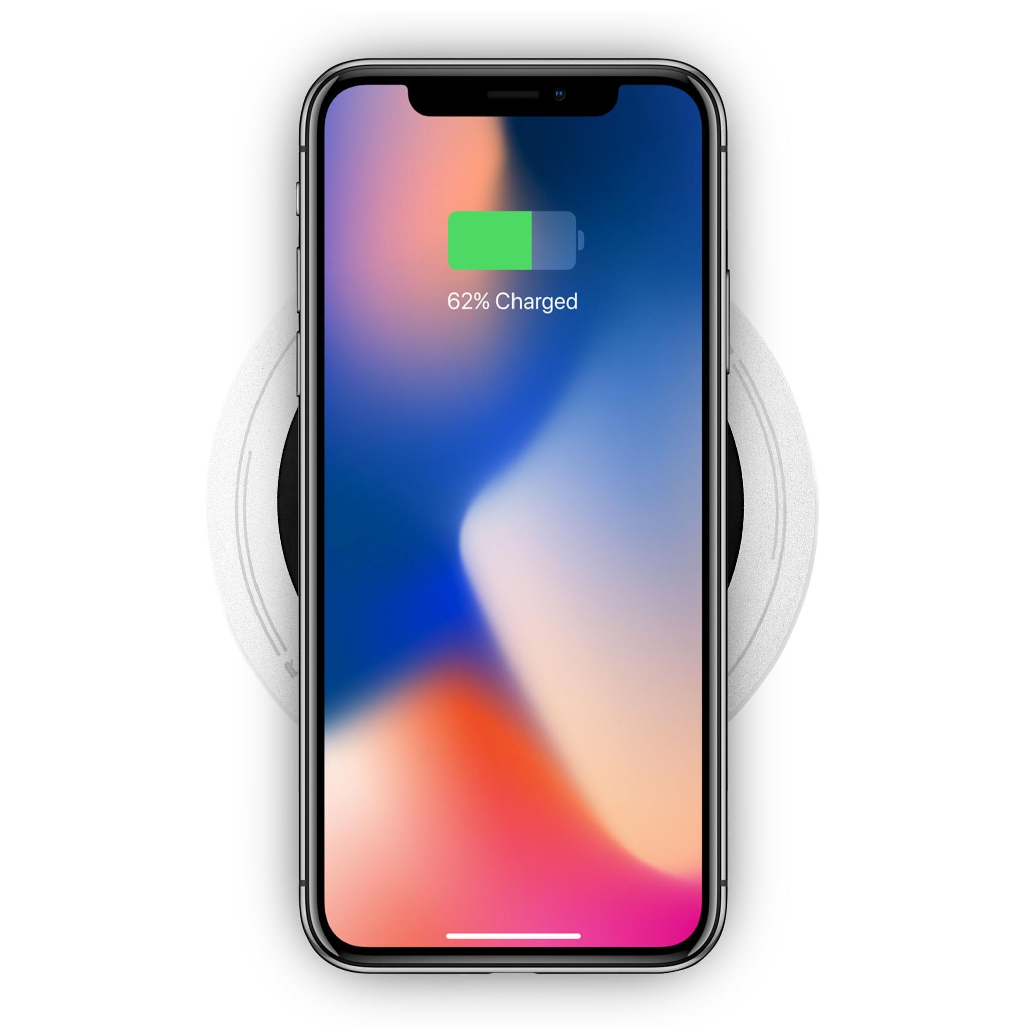 Wireless QI Charger Silber