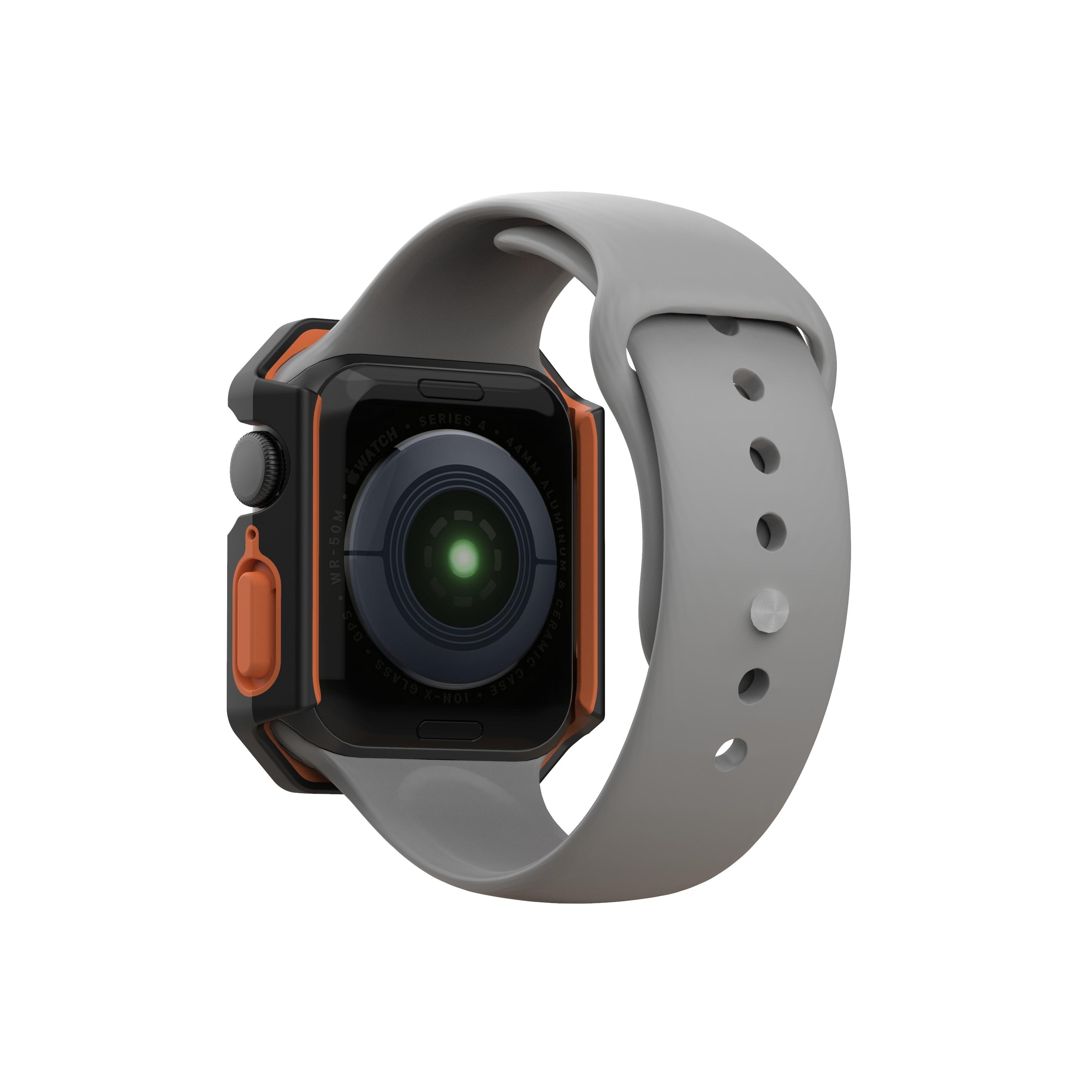 Civilian Series Case Apple Watch 44 mm Black/Orange