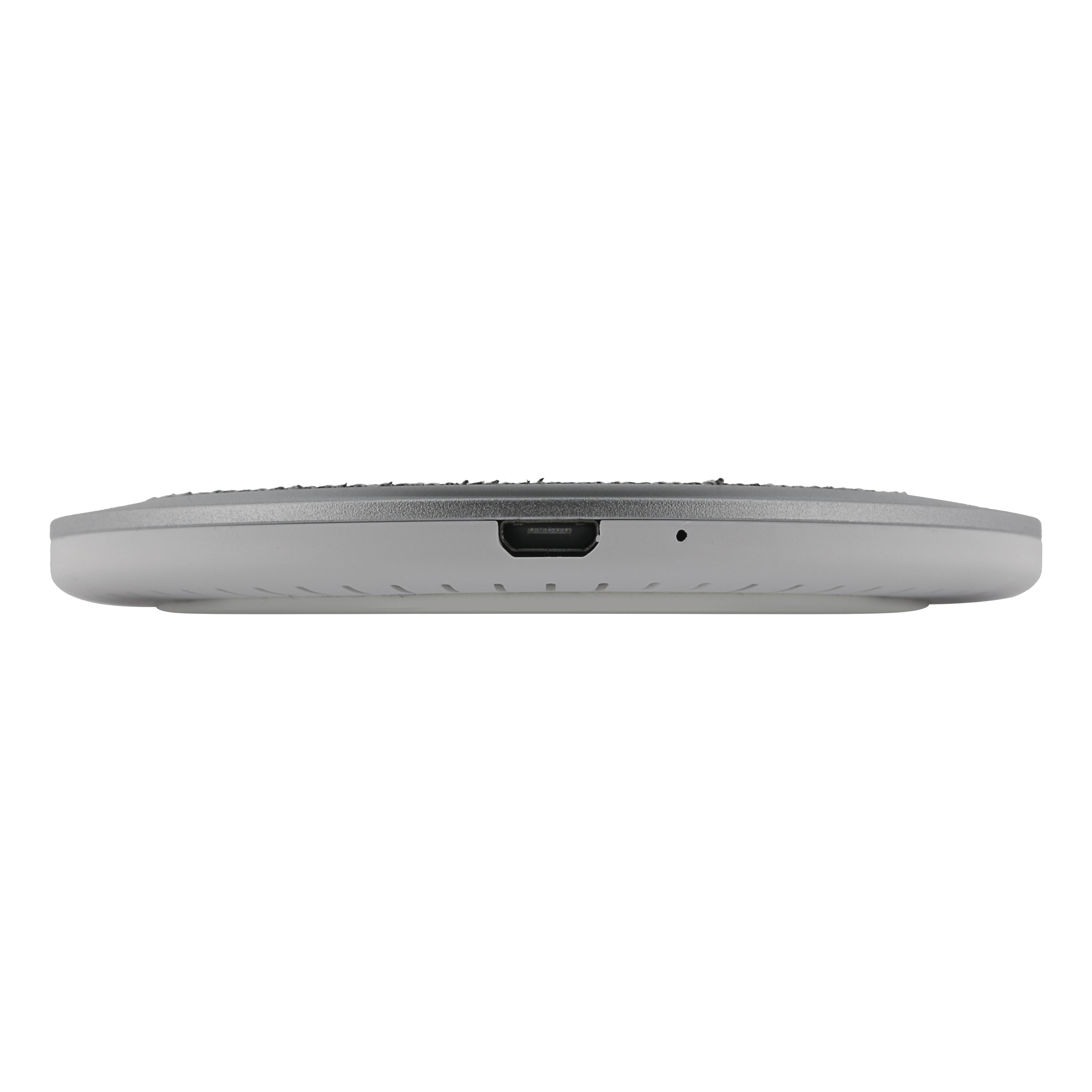 Qi Wireless Charger Ladestation 10W Grau