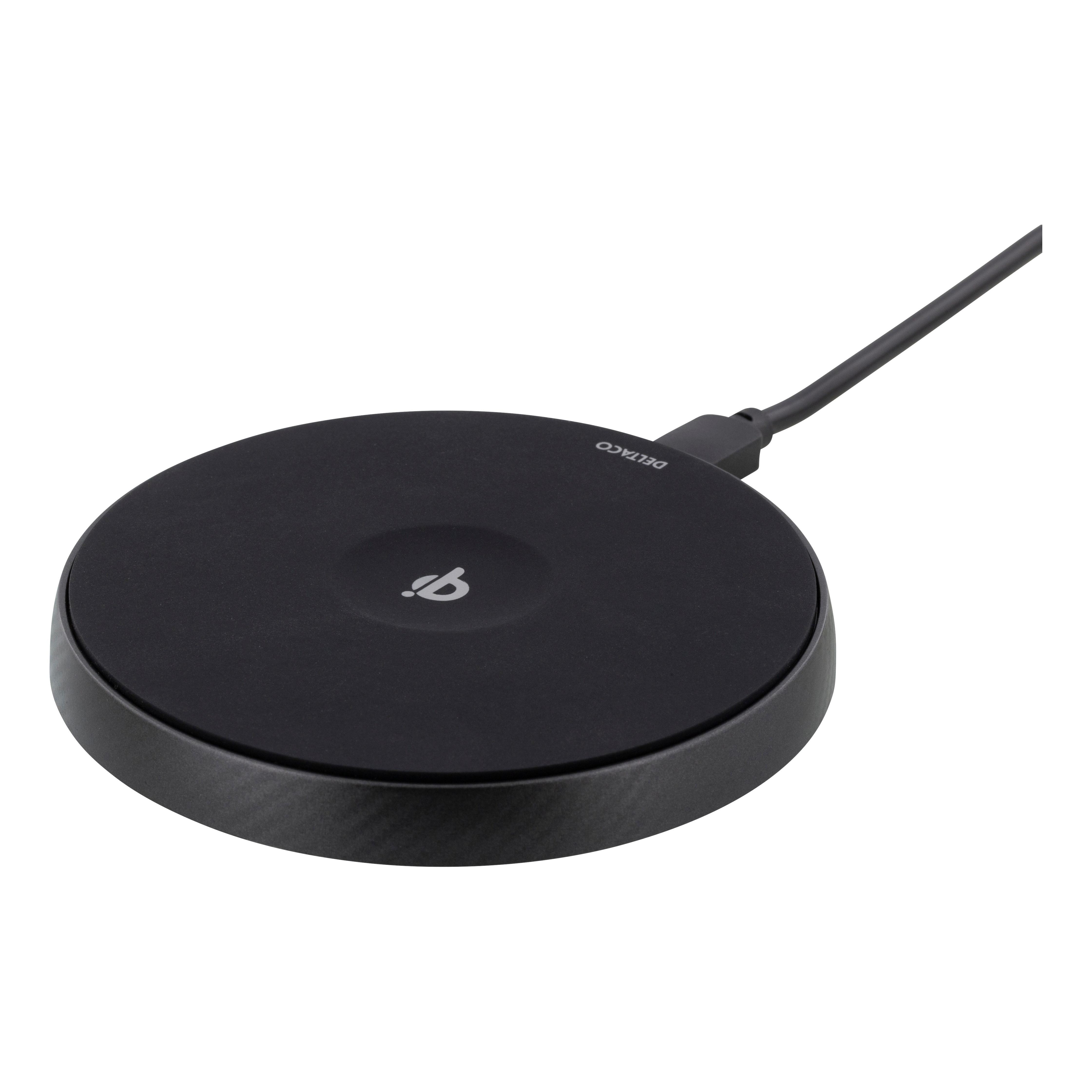 Qi Wireless Charger Ladestation 10W Schwarz