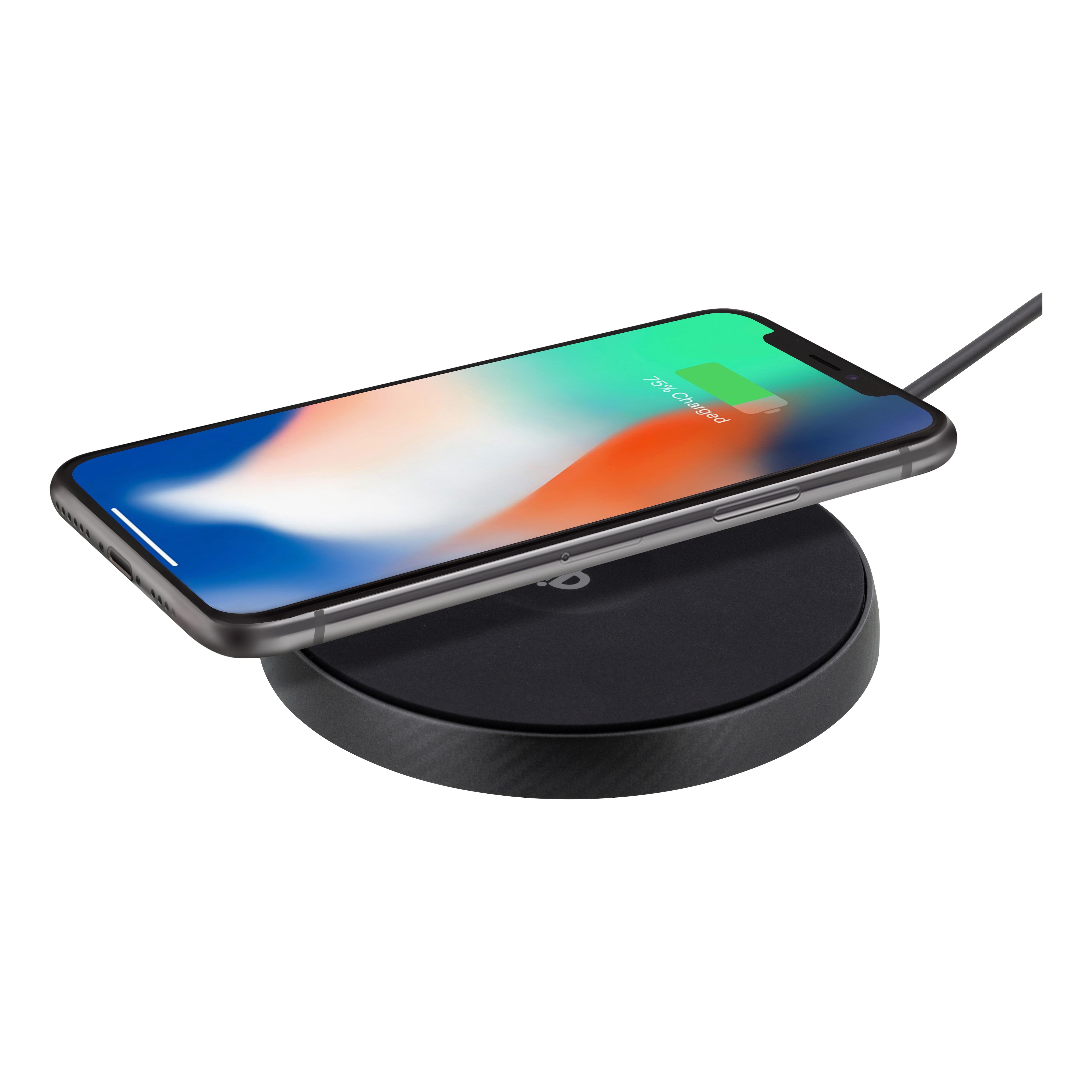 Qi Wireless Charger Ladestation 10W Schwarz