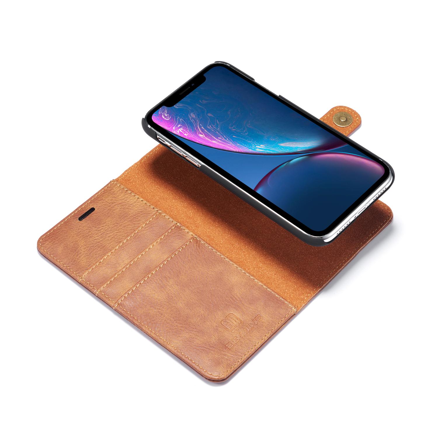 Handytasche Magnetische iPhone Xr Cognac