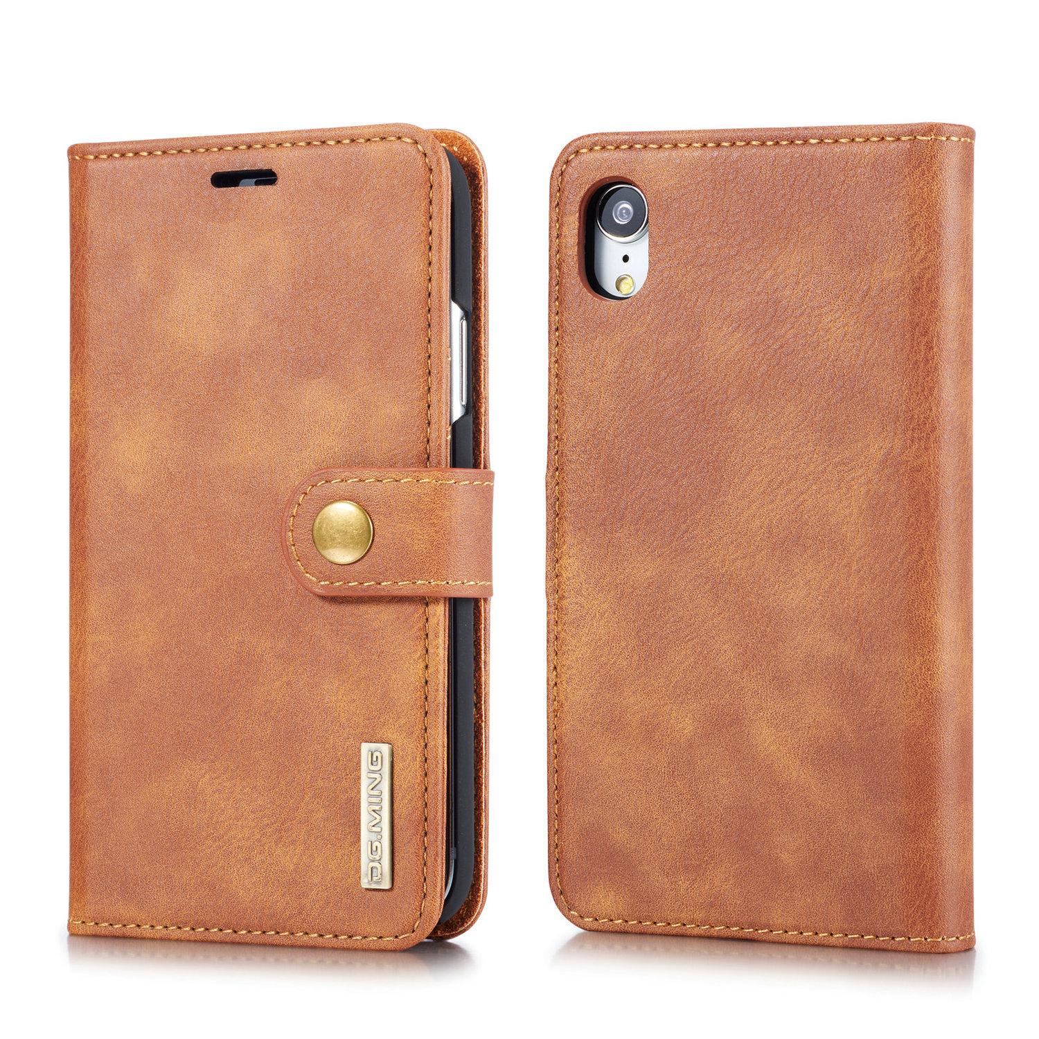 Handytasche Magnetische iPhone Xr Cognac