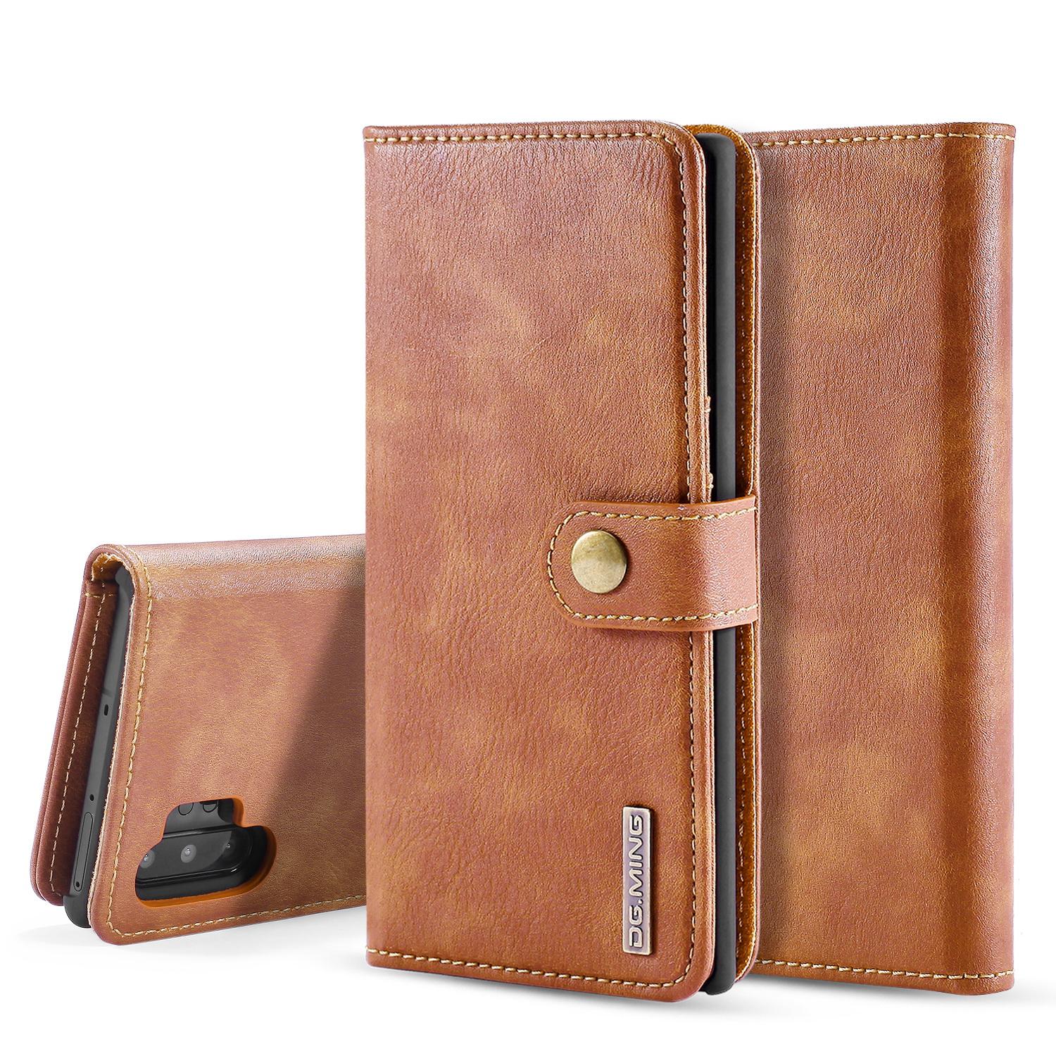 Handytasche Magnetische Samsung Galaxy Note 10 Plus Cognac