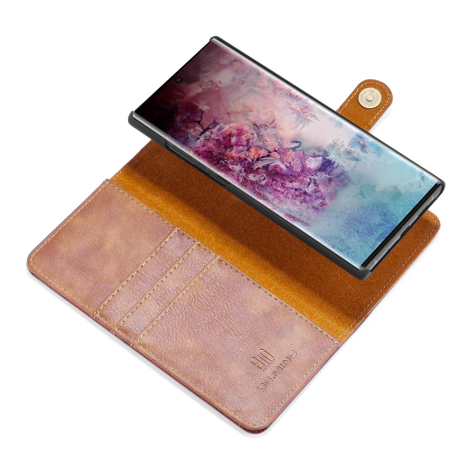 Handytasche Magnetische Samsung Galaxy Note 10 Plus Cognac