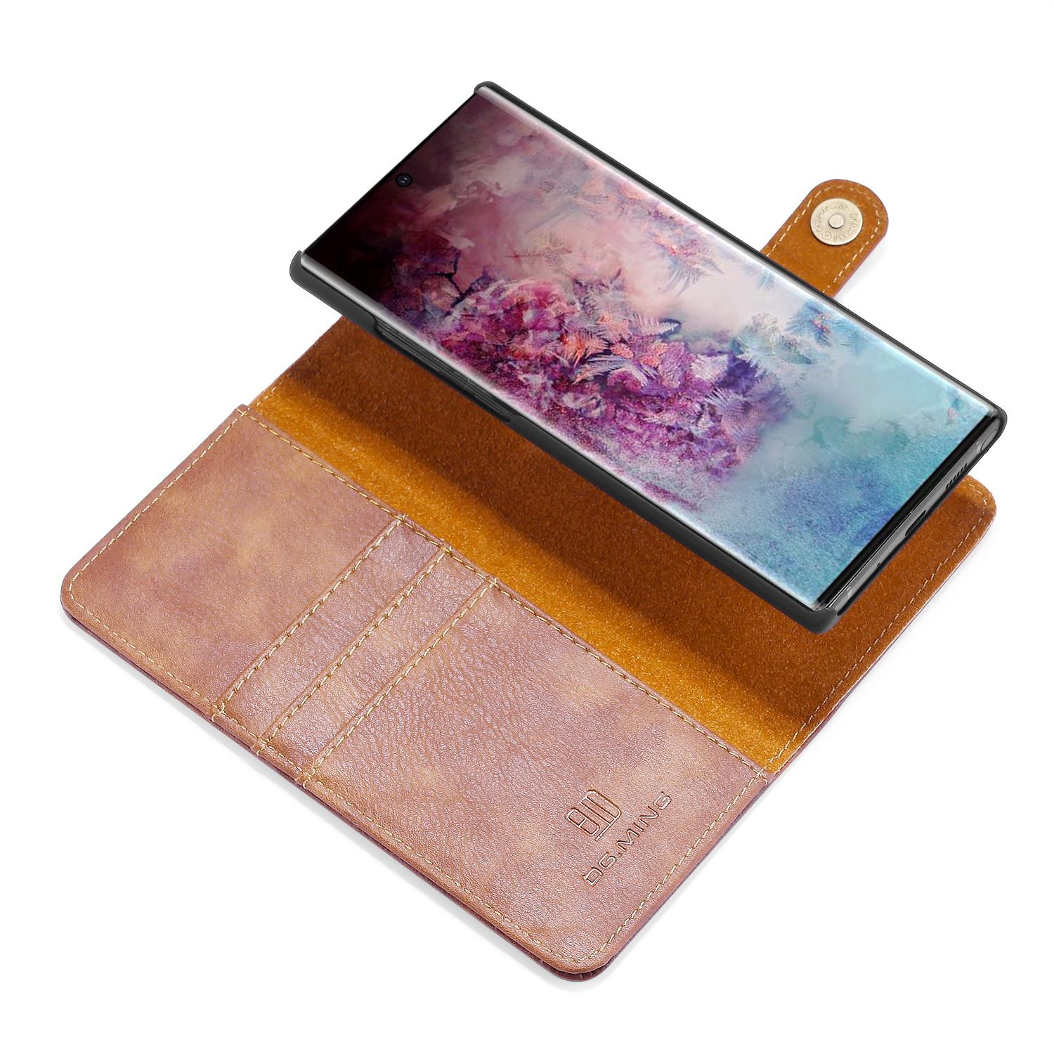Handytasche Magnetische Samsung Galaxy Note 10 Plus Braun