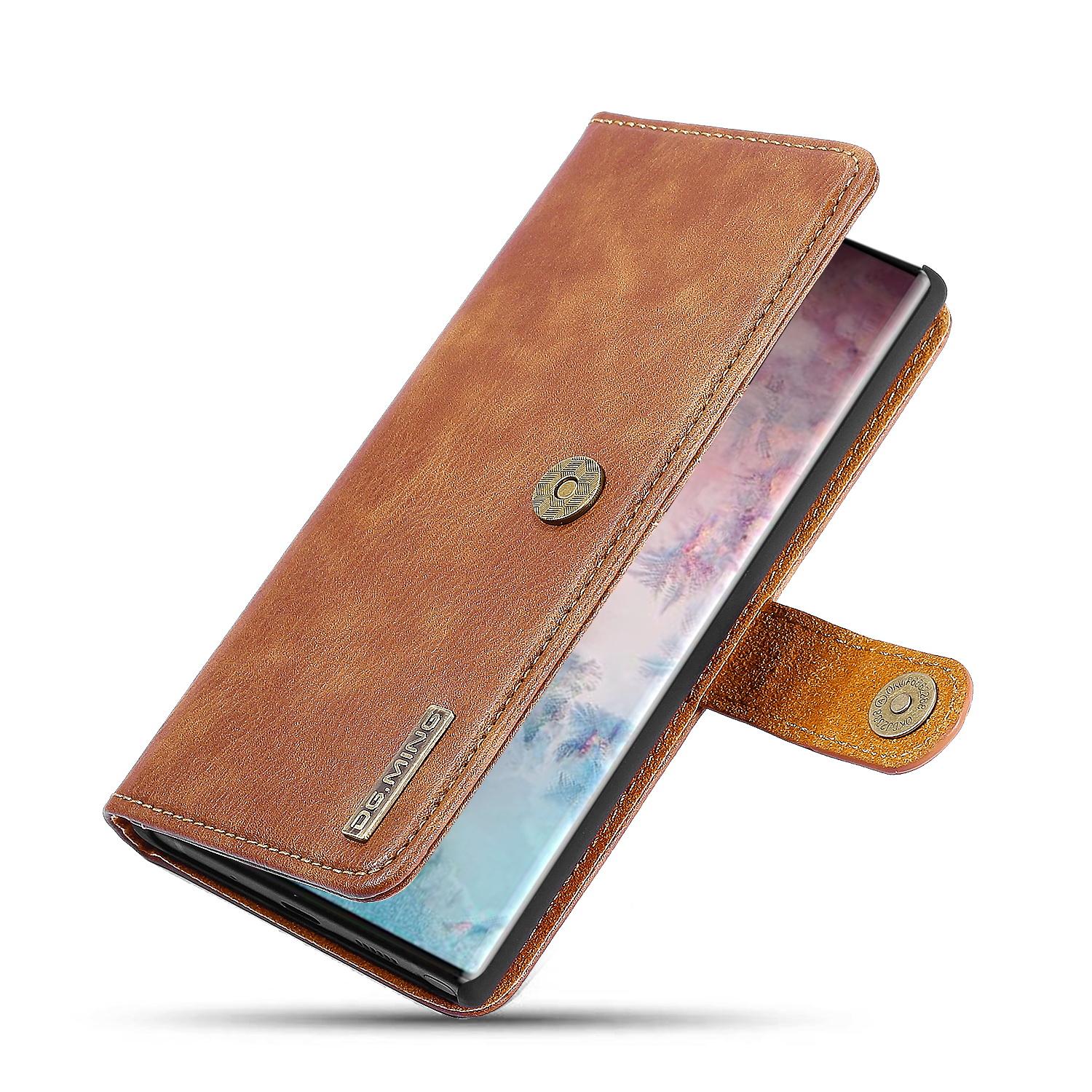 Handytasche Magnetische Samsung Galaxy Note 10 Plus Cognac