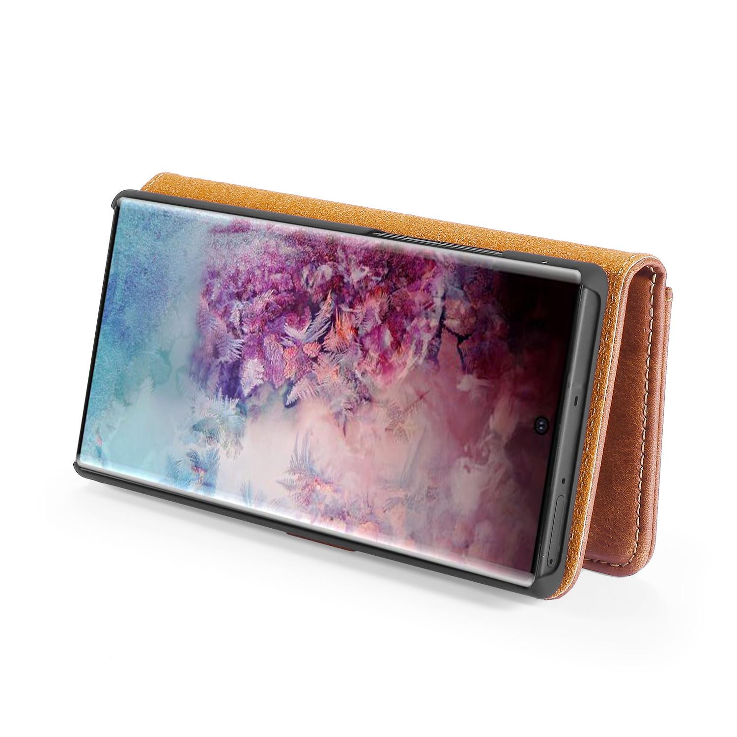 Handytasche Magnetische Samsung Galaxy Note 10 Plus Cognac