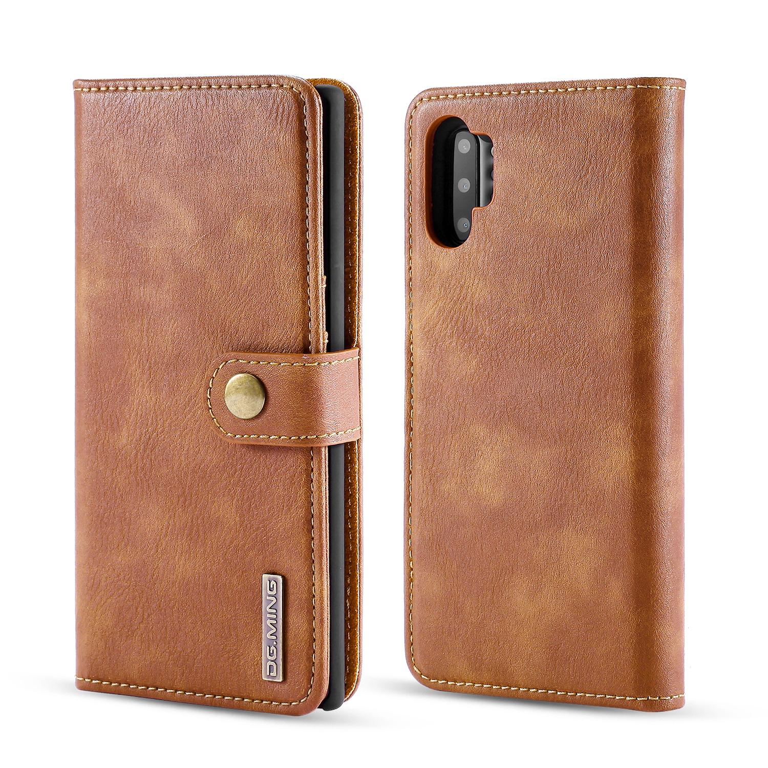 Handytasche Magnetische Samsung Galaxy Note 10 Plus Cognac