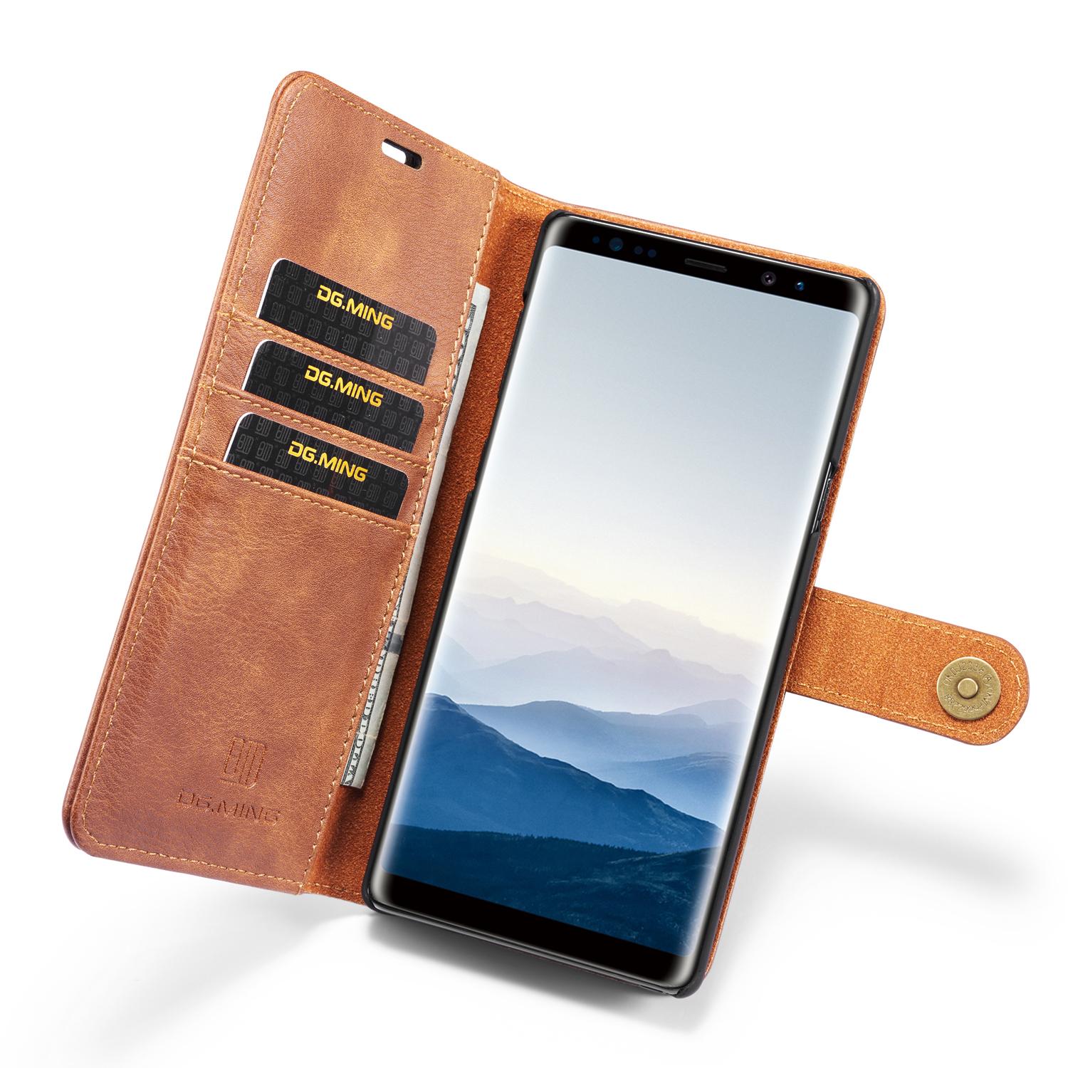 Handytasche Magnetische Samsung Galaxy Note 9 Cognac