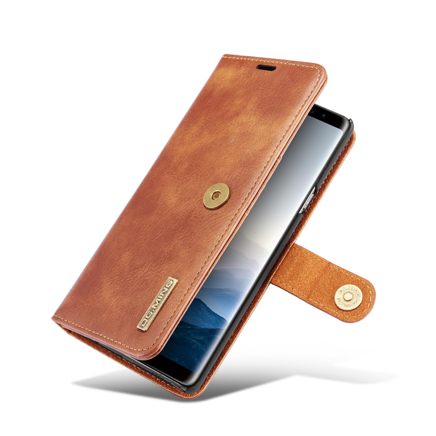 Handytasche Magnetische Samsung Galaxy Note 9 Cognac