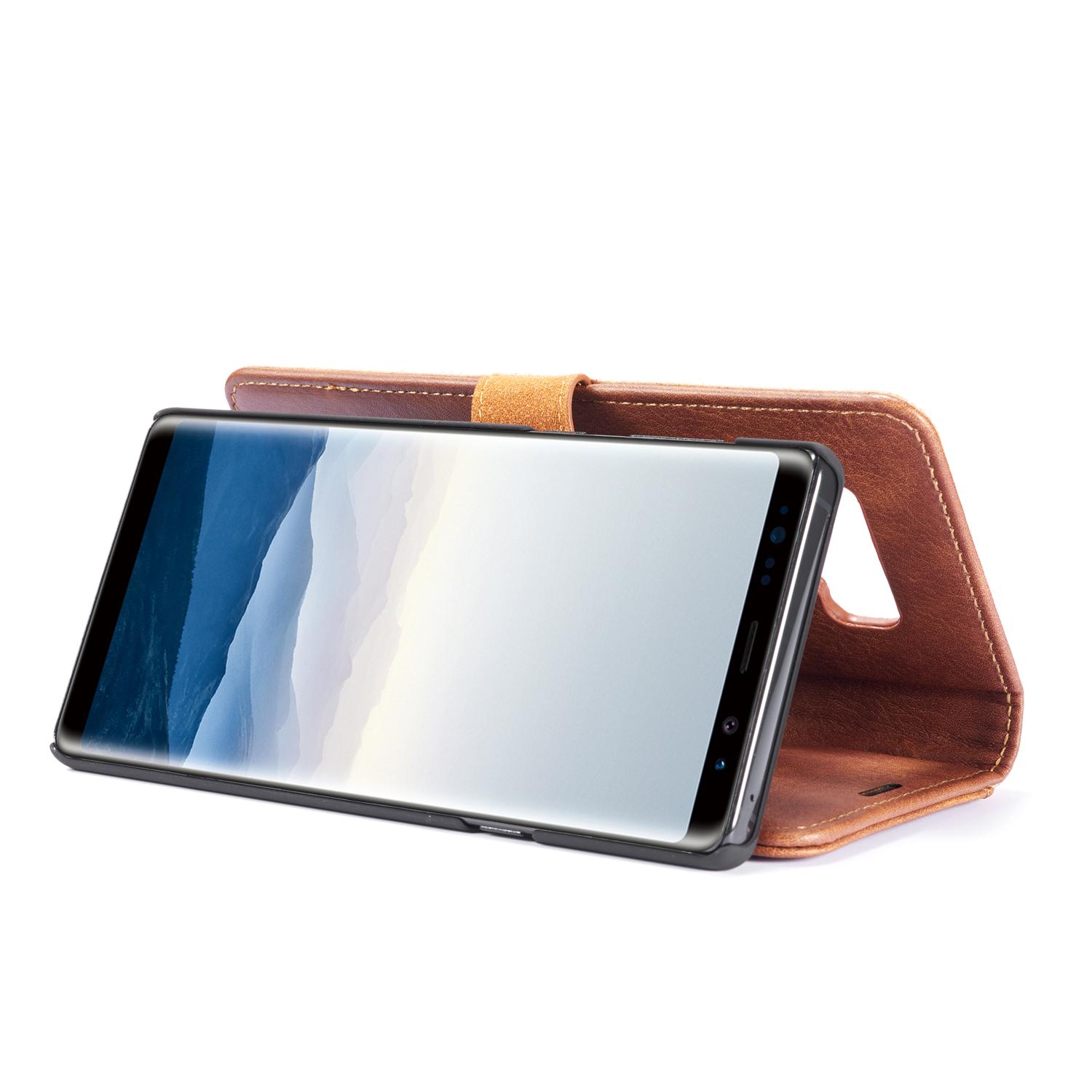 Handytasche Magnetische Samsung Galaxy Note 9 Cognac