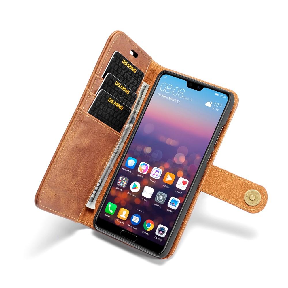 Handytasche Magnetische Huawei P20 Cognac