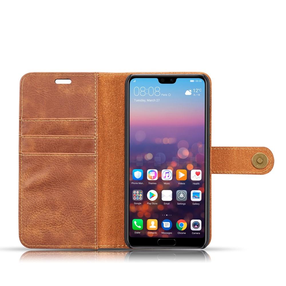 Handytasche Magnetische Huawei P20 Cognac