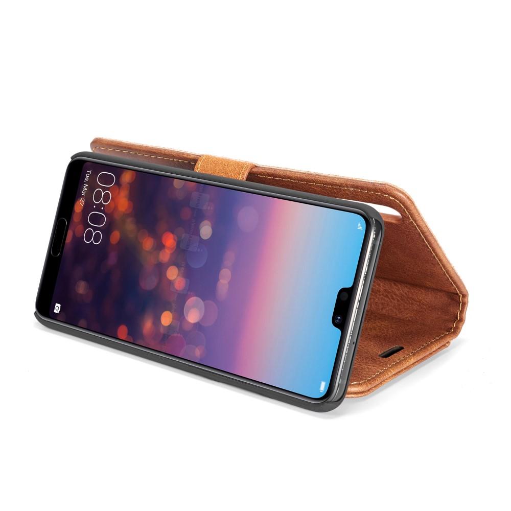 Handytasche Magnetische Huawei P20 Cognac