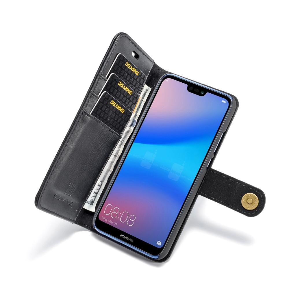 Handytasche Magnetische Huawei P20 Lite Schwarz