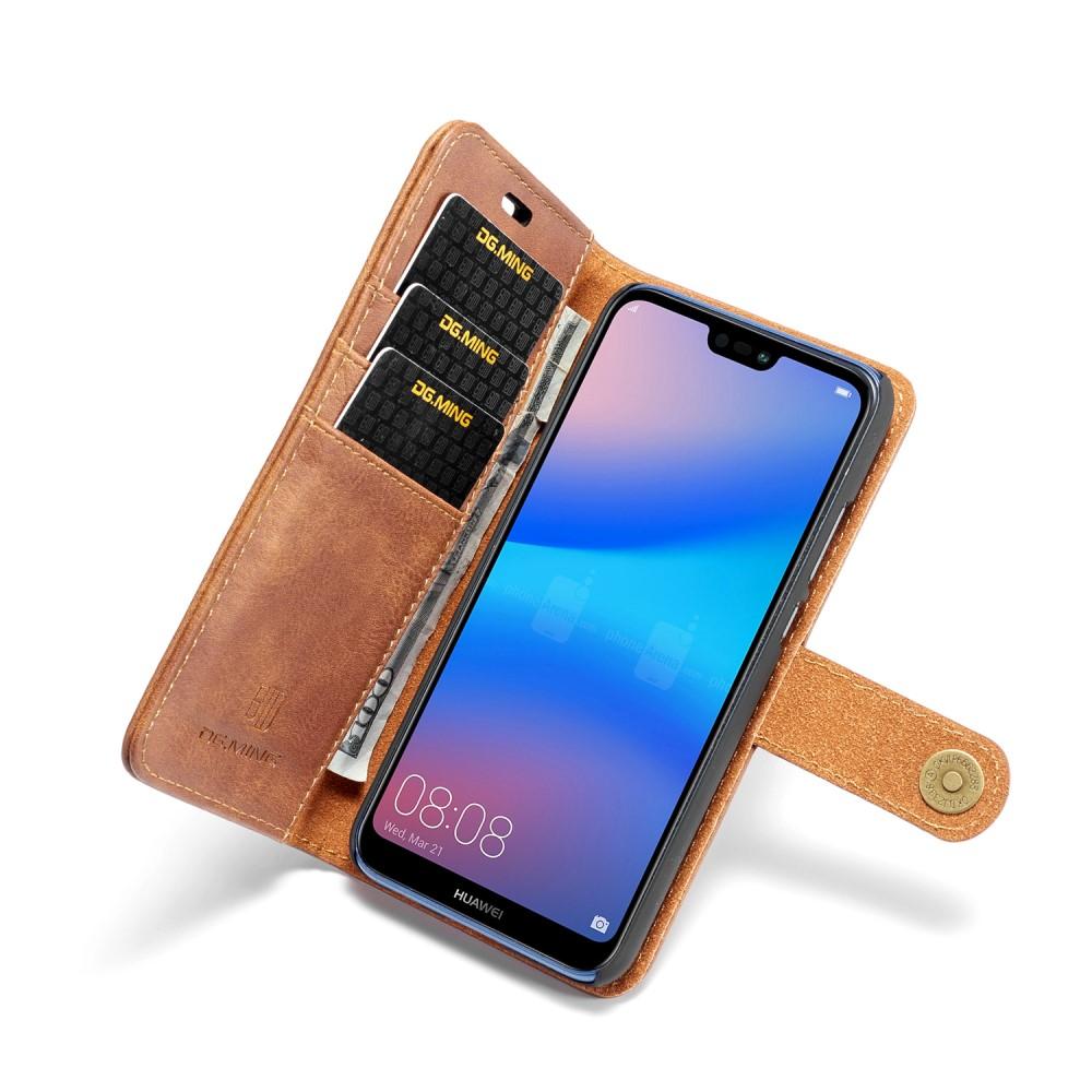 Handytasche Magnetische Huawei P20 Lite Cognac