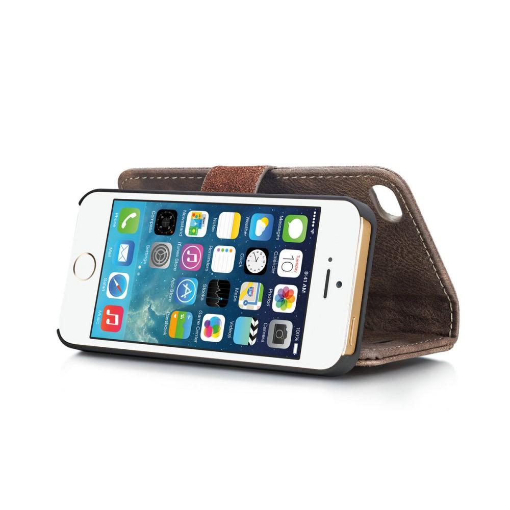 Handytasche Magnetische Apple iPhone 5/5S/SE Braun