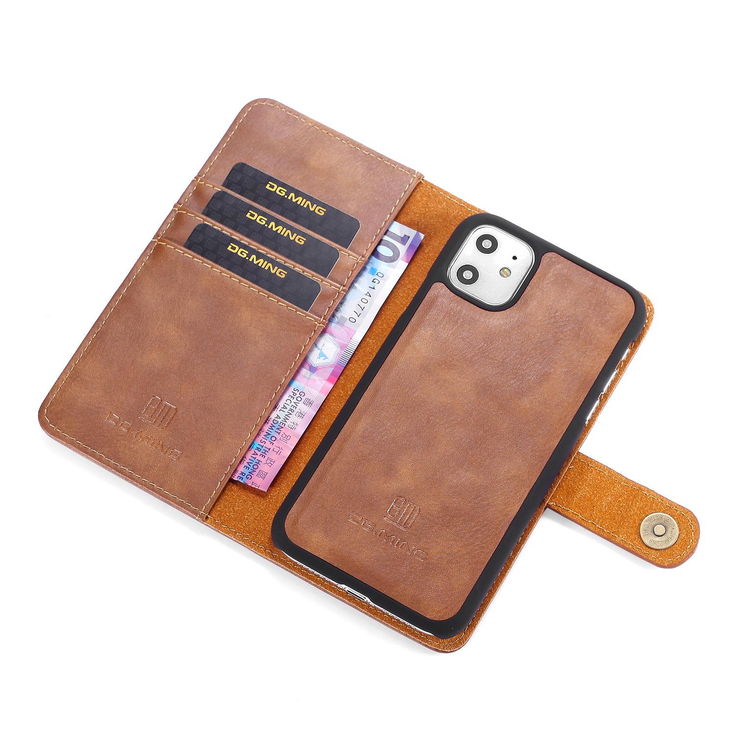 Handytasche Magnetische iPhone 11 Cognac