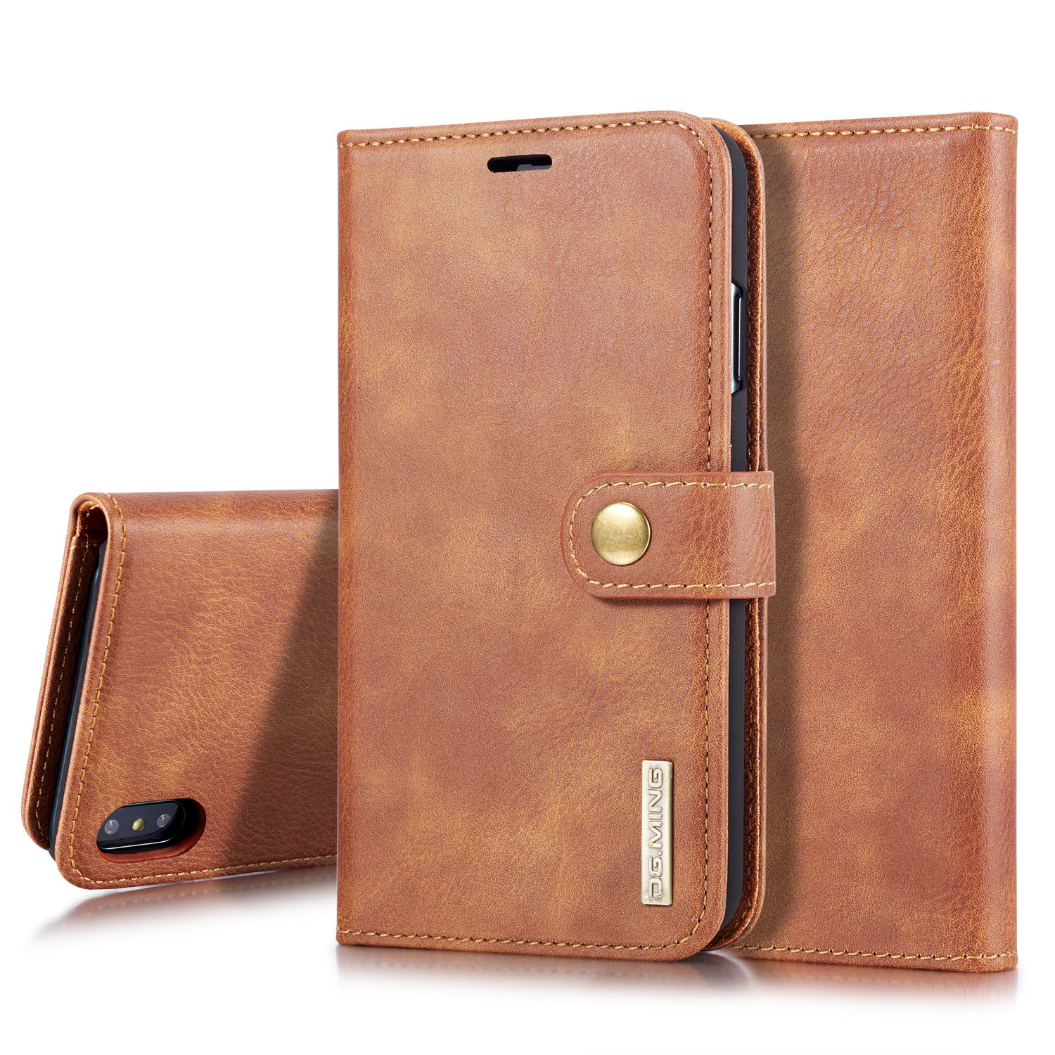 Handytasche Magnetische iPhone Xs Max Cognac