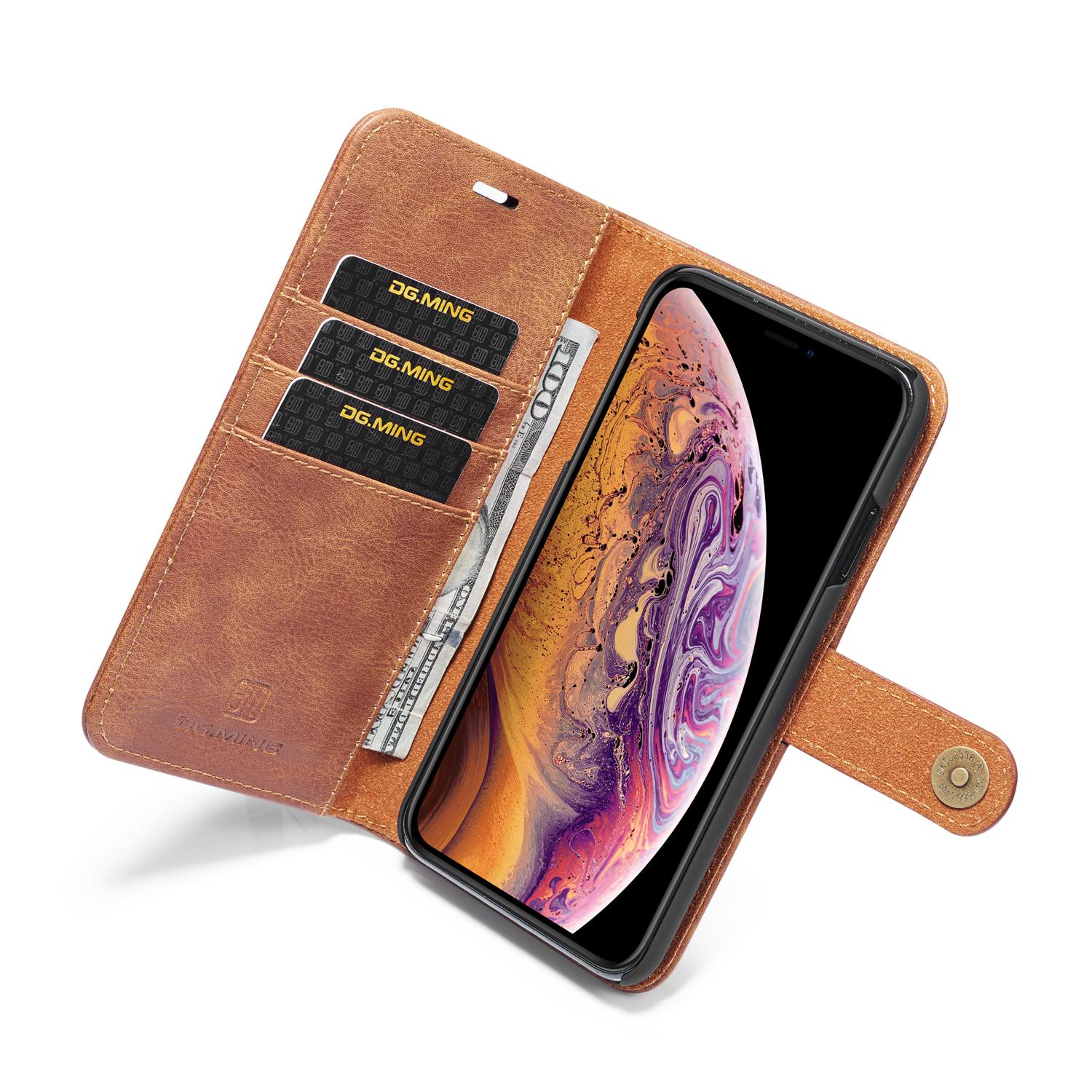 Handytasche Magnetische iPhone Xs Max Cognac