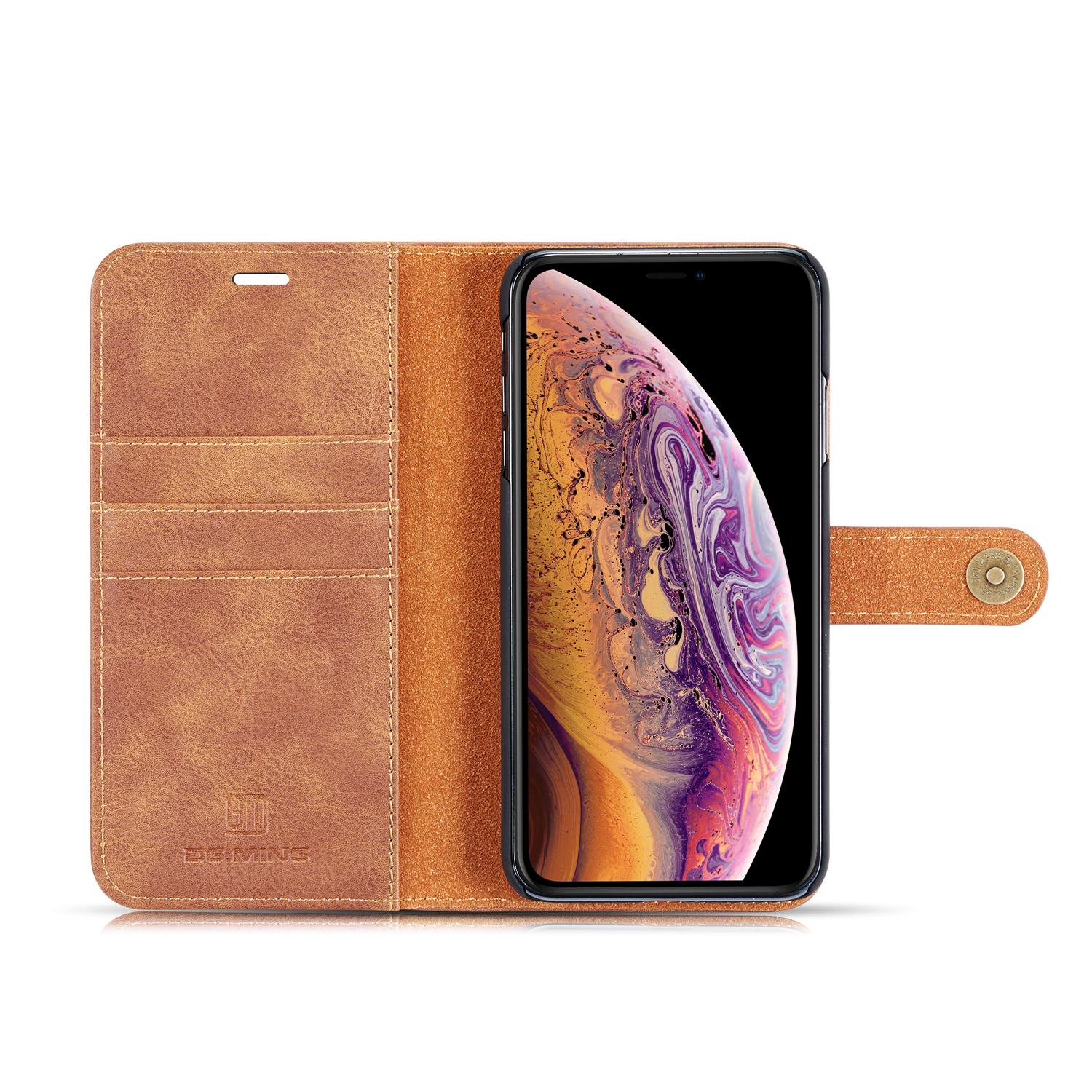 Handytasche Magnetische iPhone Xs Max Cognac