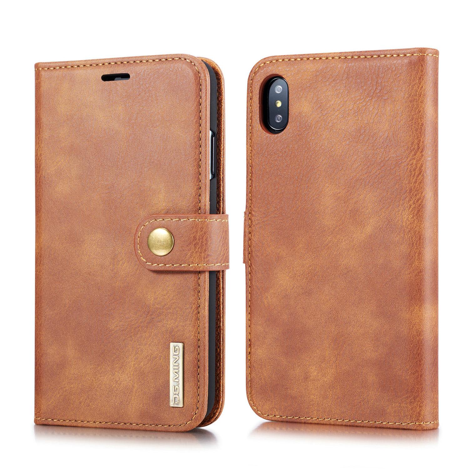 Handytasche Magnetische iPhone Xs Max Cognac