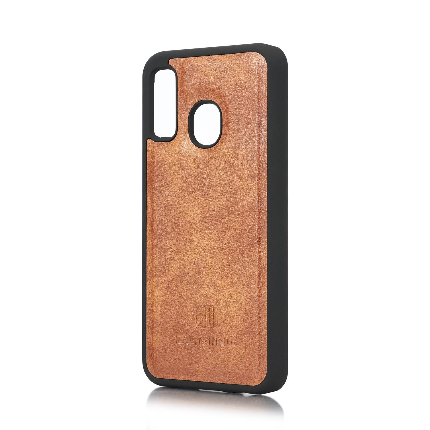 Handytasche Magnetische Samsung Galaxy A40 Cognac