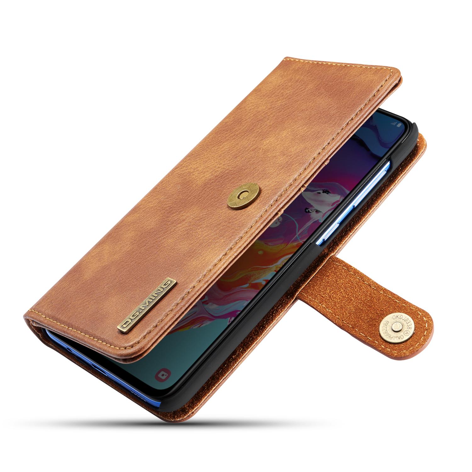 Handytasche Magnetische Samsung Galaxy A70 Cognac