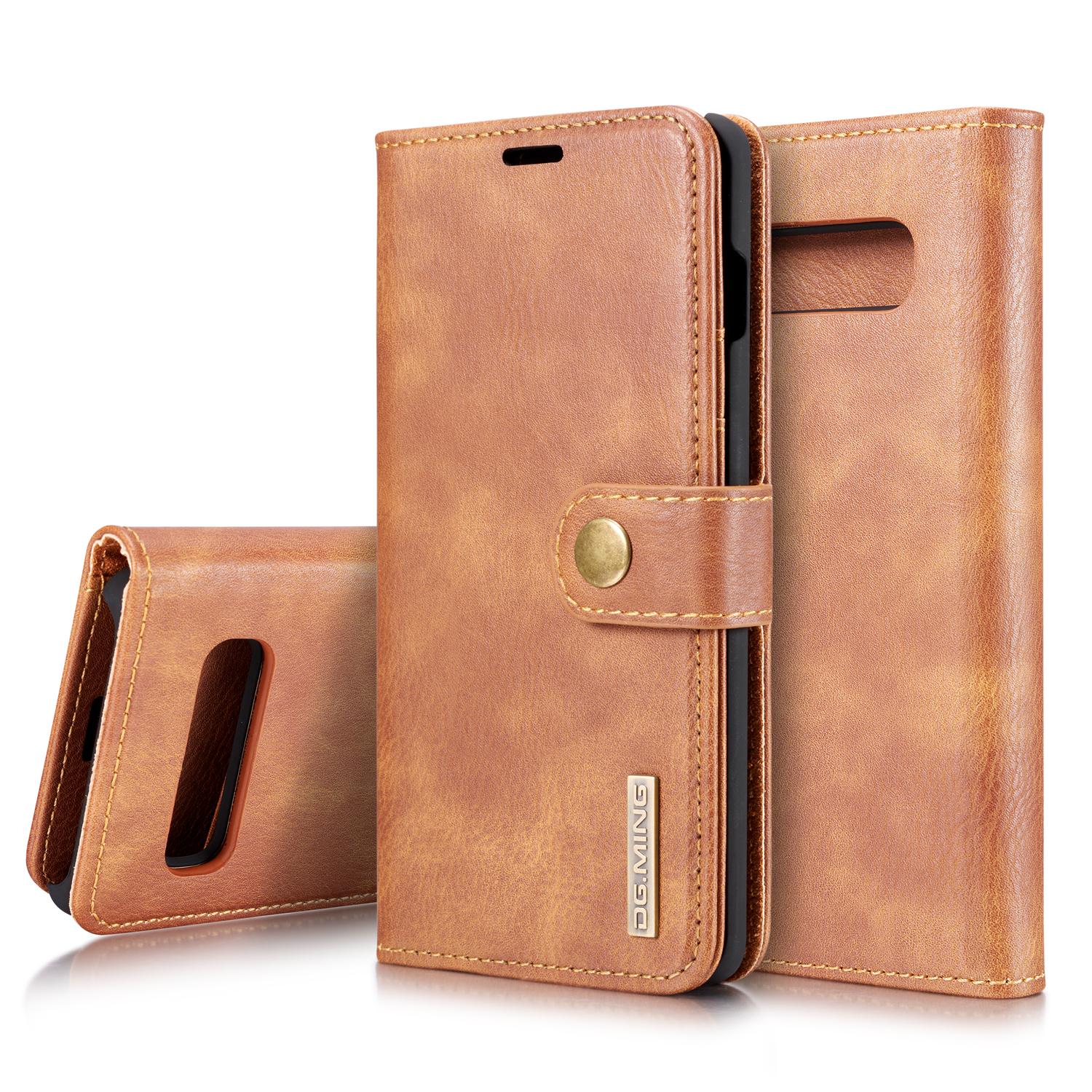 Handytasche Magnetische Samsung Galaxy S10 Cognac