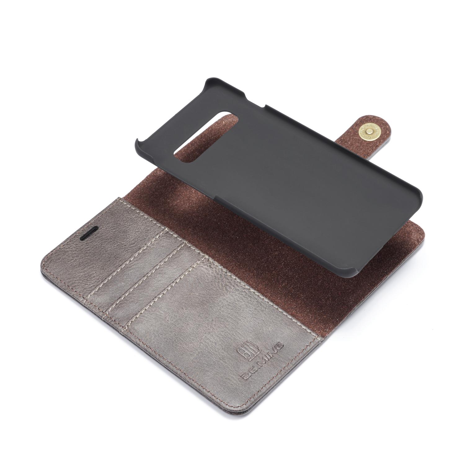 Handytasche Magnetische Samsung Galaxy S10 Plus Braun