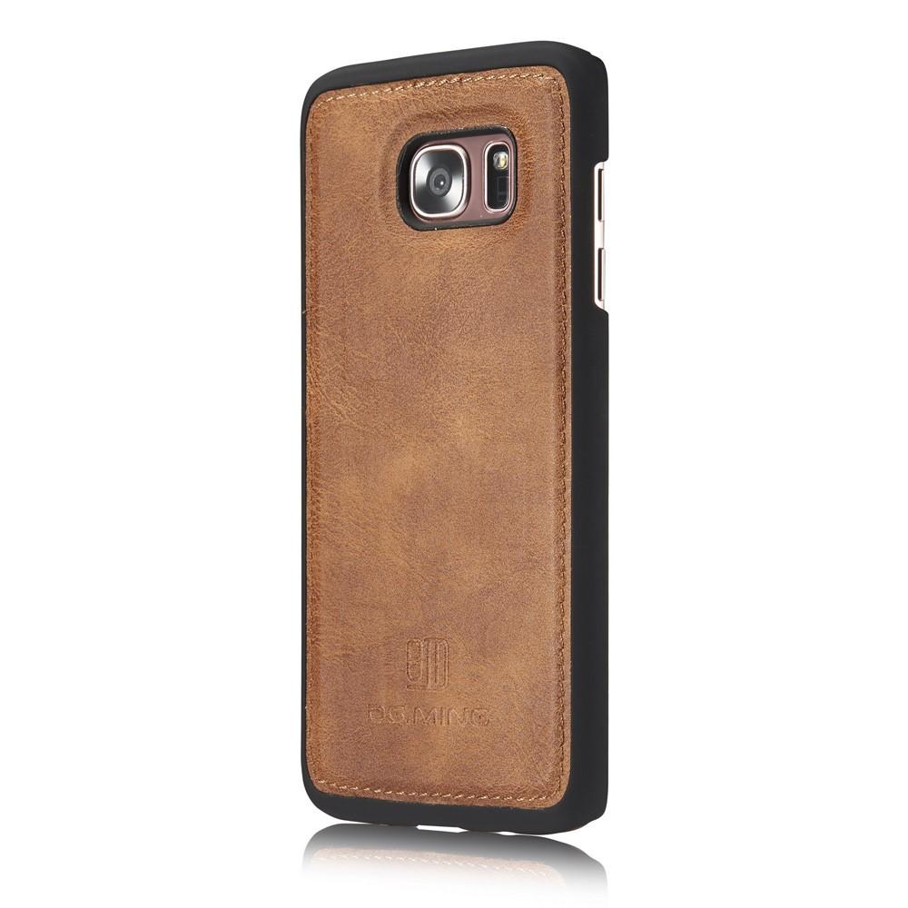 Handytasche Magnetische Samsung Galaxy S7 Edge Cognac