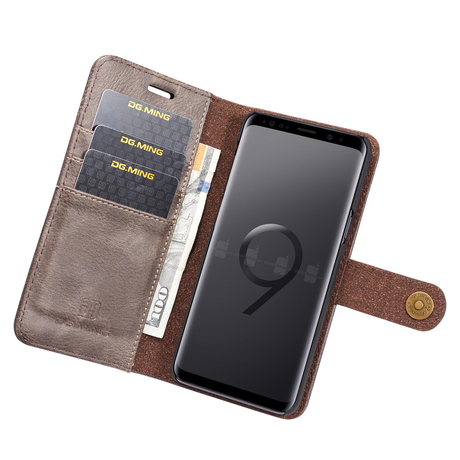 Handytasche Magnetische Samsung Galaxy S9 Plus Brown