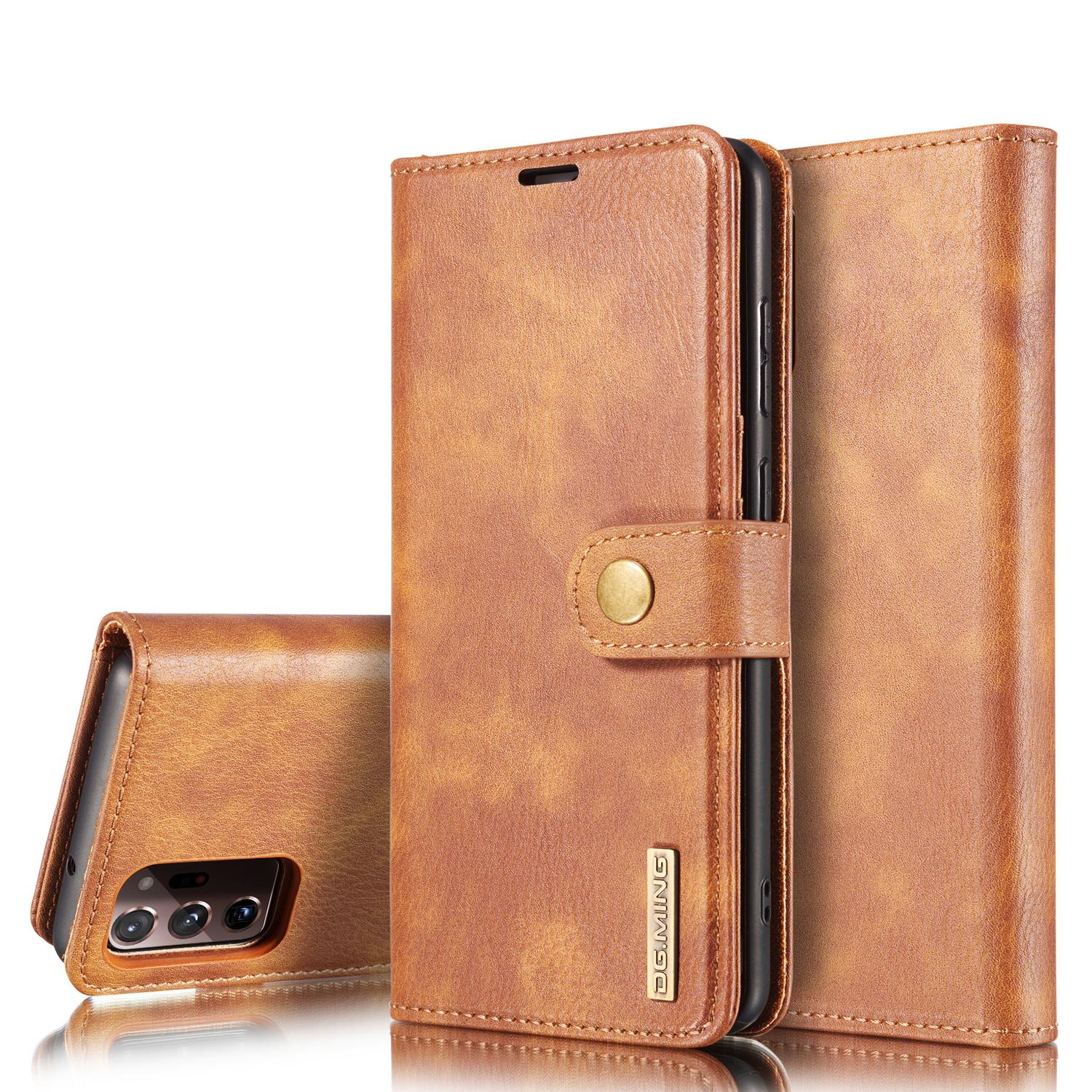 Handytasche Magnetische Samsung Galaxy Note 20 Ultra Cognac