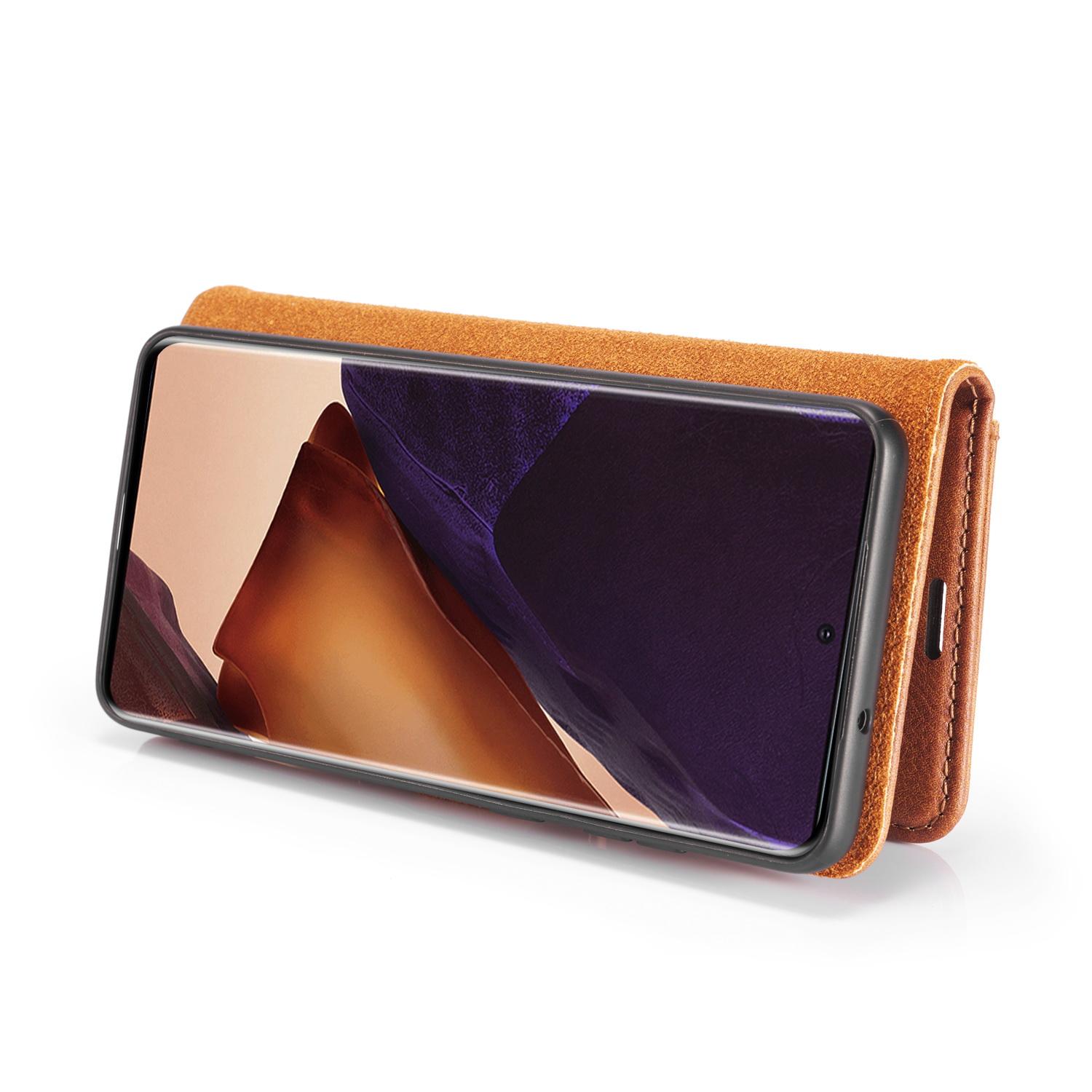 Handytasche Magnetische Samsung Galaxy Note 20 Ultra Cognac