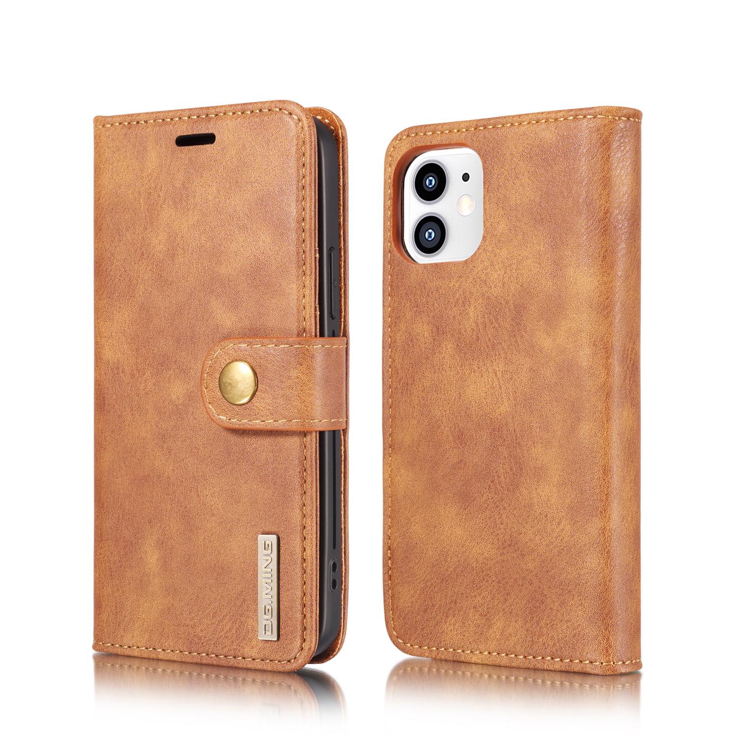 Handytasche Magnetische iPhone 12 Mini Cognac