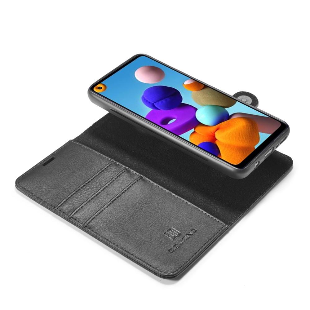 Handytasche Magnetische Samsung Galaxy A21s Schwarz