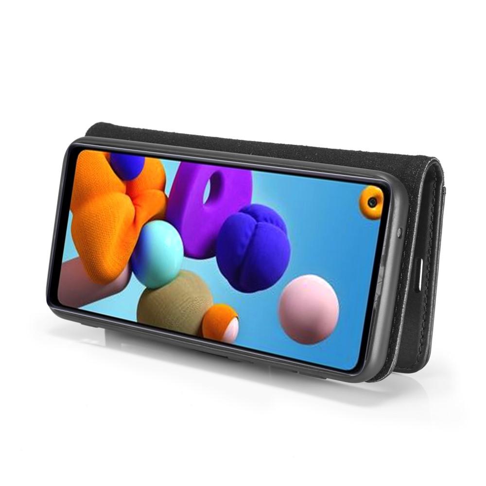 Handytasche Magnetische Samsung Galaxy A21s Schwarz