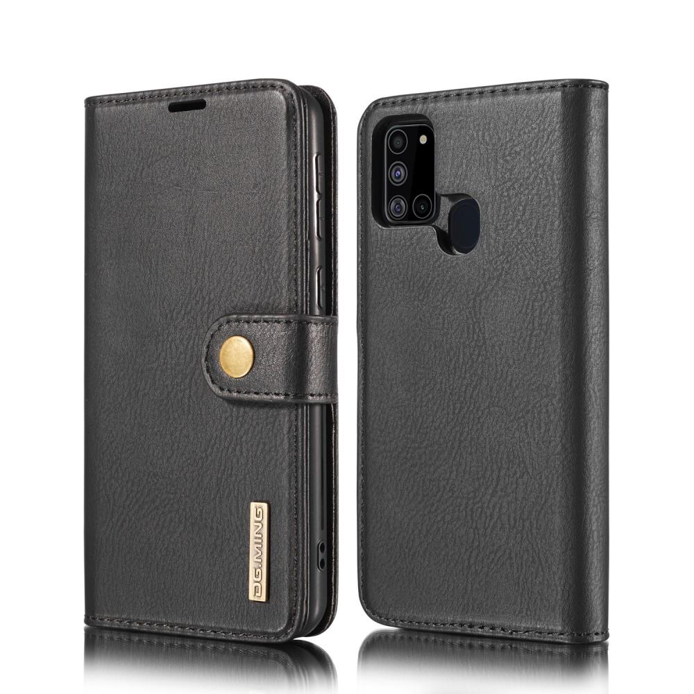 Handytasche Magnetische Samsung Galaxy A21s Schwarz