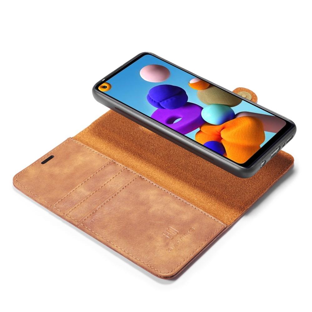 Handytasche Magnetische Samsung Galaxy A21s Braun