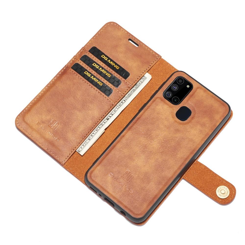 Handytasche Magnetische Samsung Galaxy A21s Braun