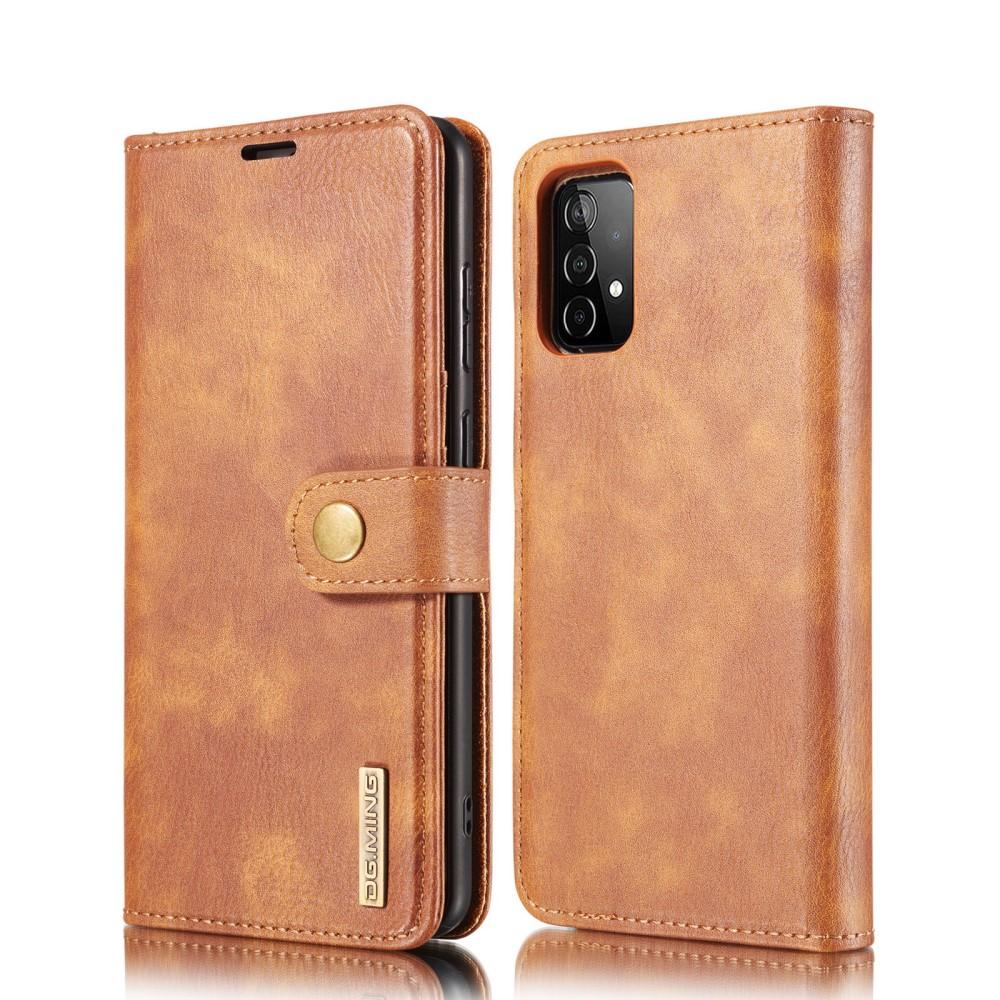 Handytasche Magnetische Samsung Galaxy A52 5G Cognac