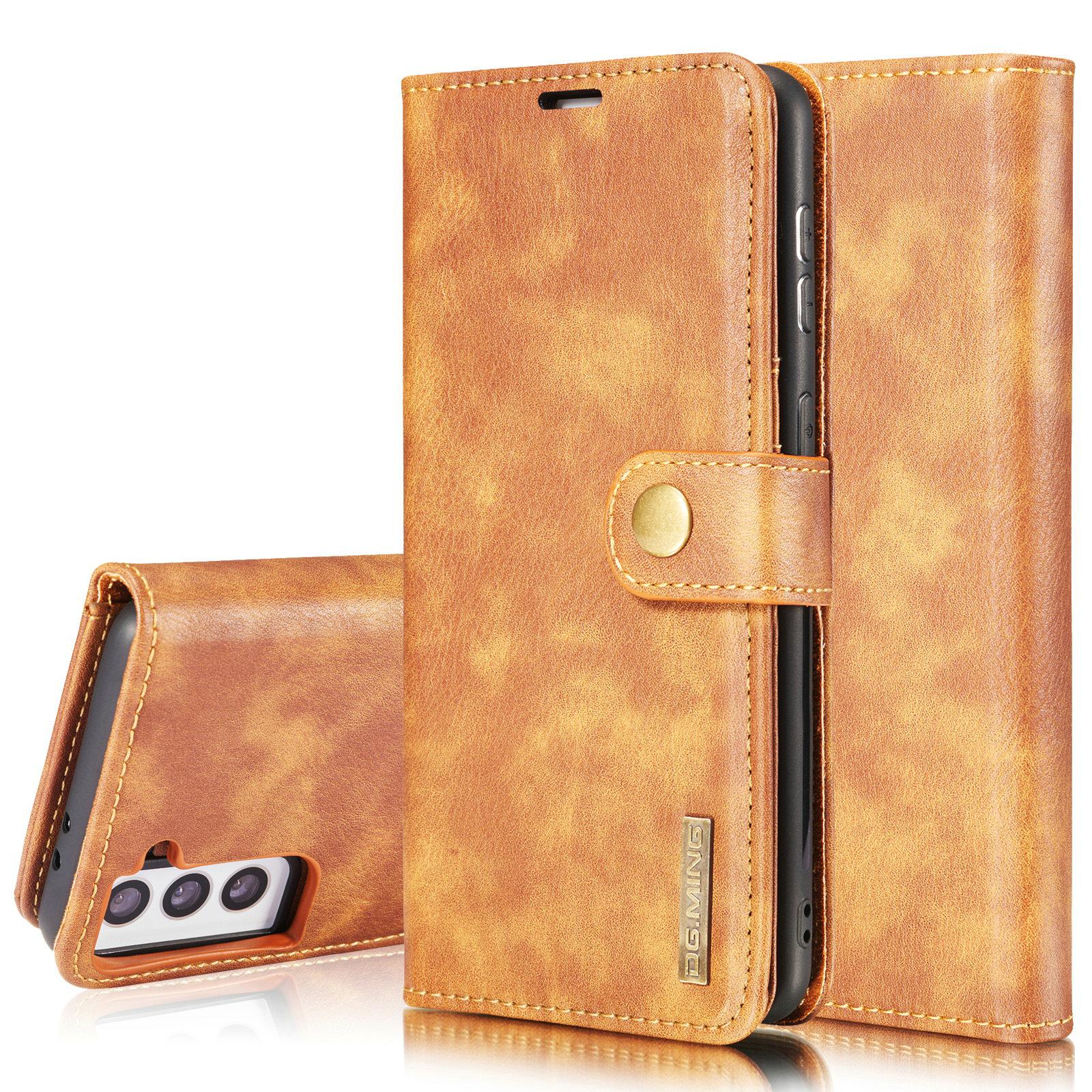 Handytasche Magnetische Samsung Galaxy S21 Cognac