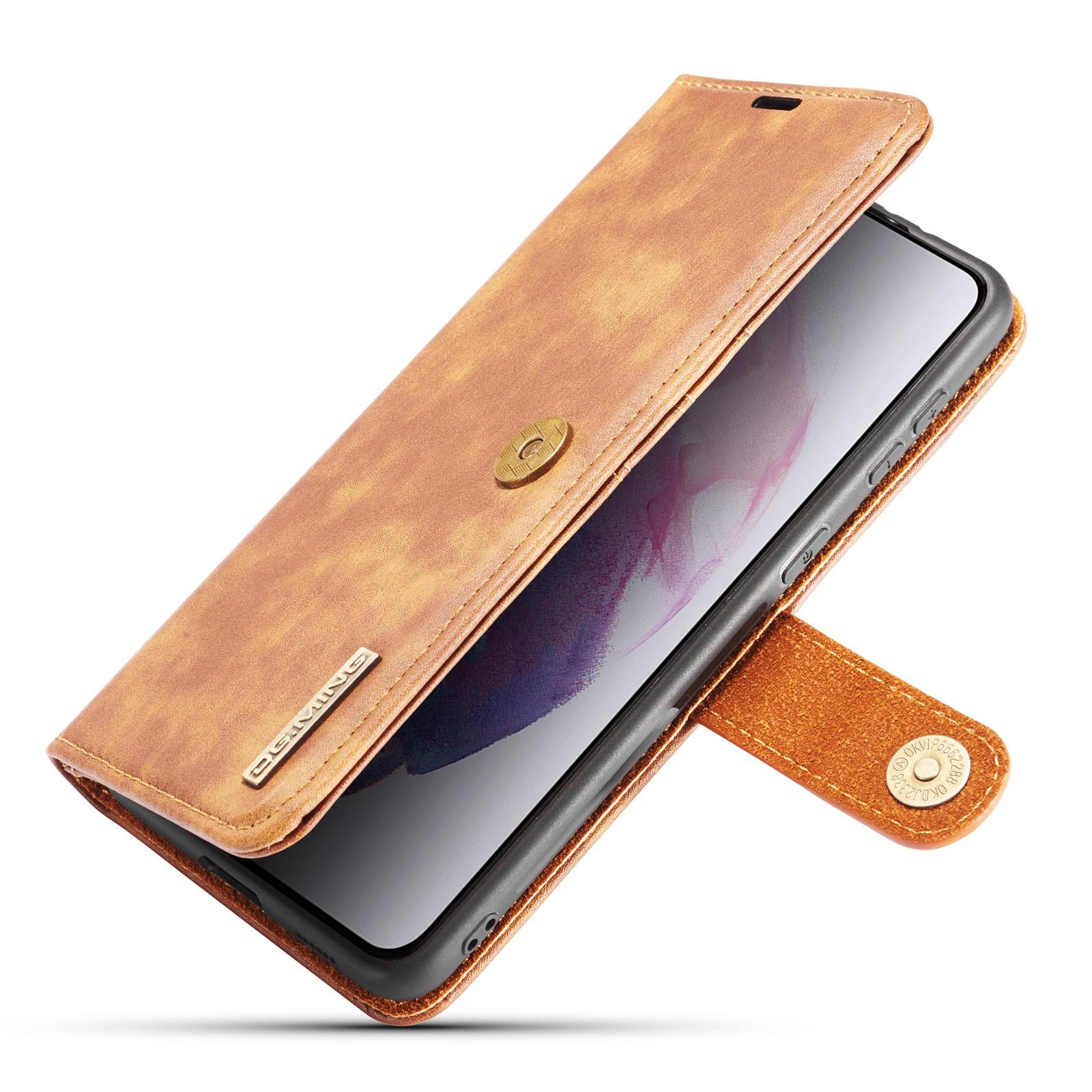 Handytasche Magnetische Samsung Galaxy S21 Cognac